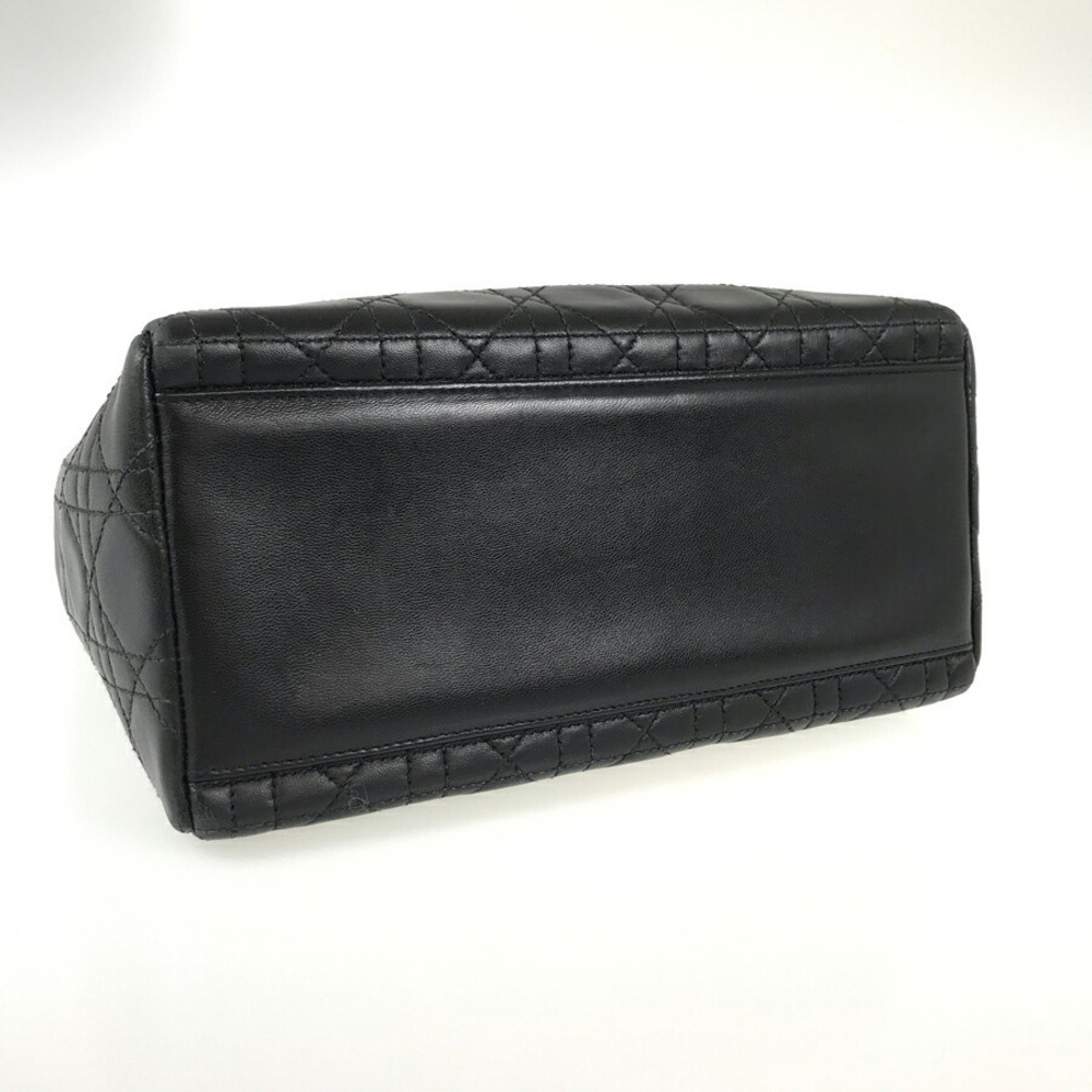 Dior Lady Leather Handbag - Picture 3 of 8